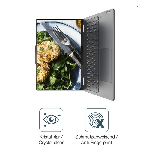 2x Schutzfolie klar für Lenovo Yoga Slim 7 Displayschutzfolie Folie Display - Afbeelding 4 van 6