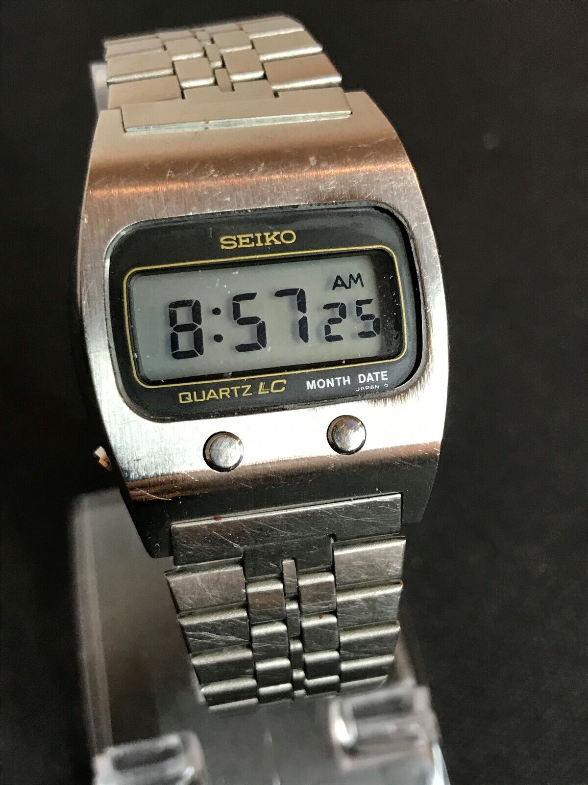 Vintage Seiko 0439-5009 Watch - 1976 Quartz LC - James Bond 007 Spy Who  Loved Me | eBay