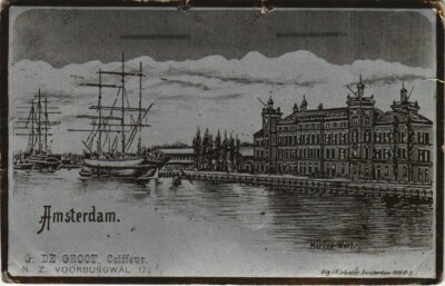 CPA AK AMSTERDAM Marine Werf NIEDERLANDE (713706)