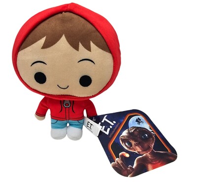 E.T. Extraterrestrial Elliot 6'' Plush Toy Stuffed Animal Kids Red Hoodie New Tag