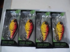 4 - GOOGAN SQUAD GRANDE BANGER CRANKBAITS (SRIACHA CRAW) NIP