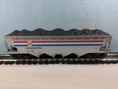 K-Line K623 Cumberland Mine Diecast 4-Bay Hopper w/ Coal Load #11