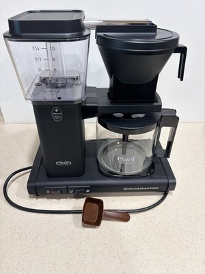Moccamaster 53937 KBGV 10-Cup Coffee Maker Black, 40 Ounce, 1.25L