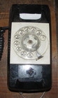 1970s AUTOMATIC ELECTRIC NC920191CXX Starlite BLACK Rotary Wall Mount Telephone — photo 3