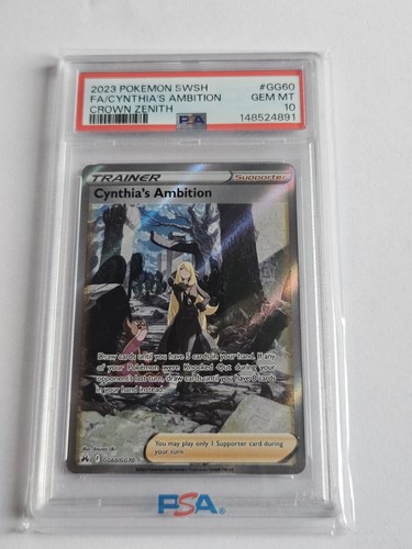 Cynthia's Ambition graded PSA 10 for sale on eBay