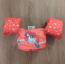 GIRLS SWIM FLOAT VEST Swimming Flotation Aid Arm Device for Kids 30-50 lbs