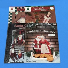 Decorative Painting Booklet Lot Of 4~ COBBLESTONES, DELANES CHRISTMAS MEMORIES