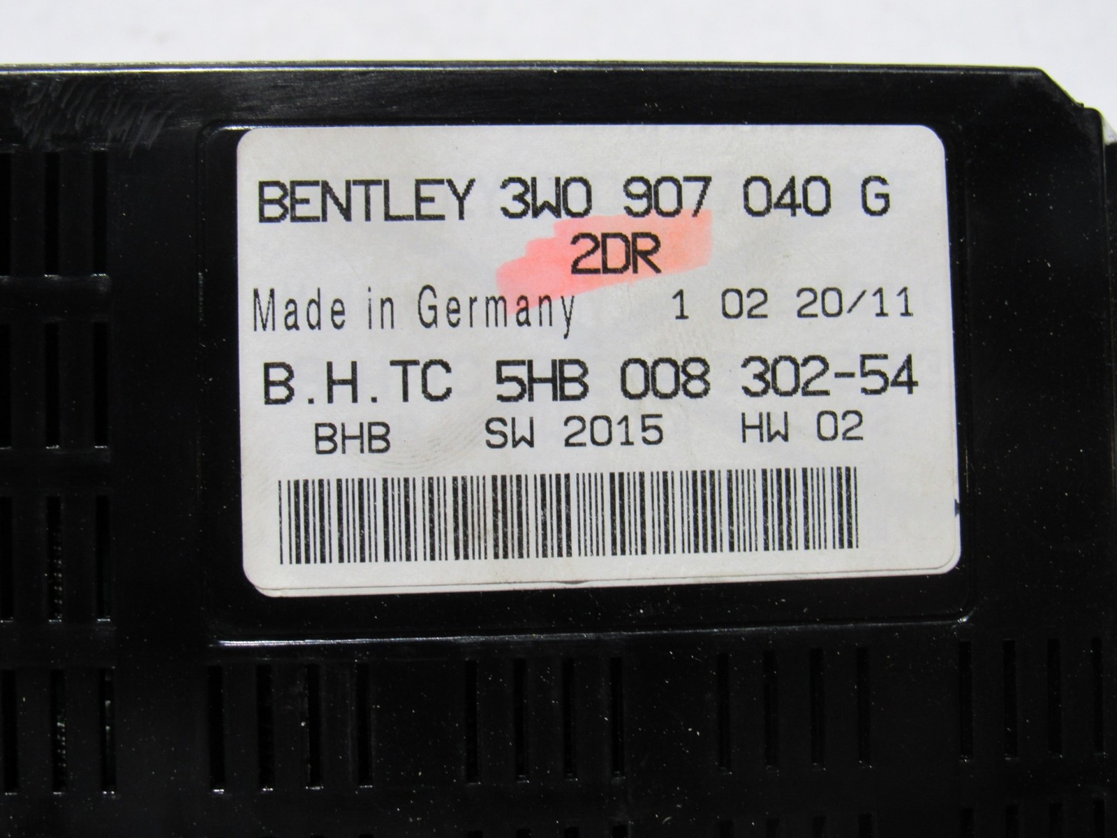 Bentley Continental GT 2012 AC A/C Climate Computer Control Module Unit 11-18 ;#