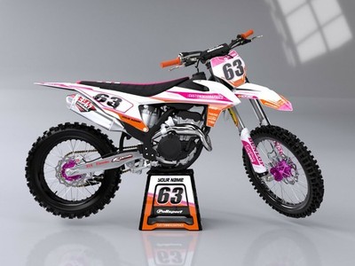 CustomMX - Grafik Kit: passend für KTM SX SXF EXC 85 125 150 250 300 350 450 Modelle
