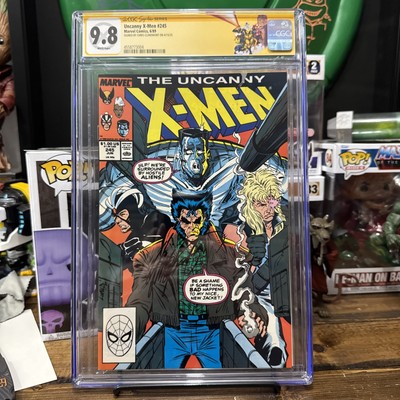 The Uncanny X-Men #245 Cgc 9.8 Signed by Chris Claremont June 1989
