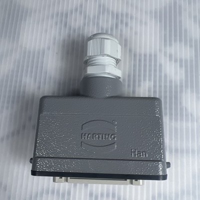 HARTING HAN 16A-F 10A 600V / 16A 250V 4K V3 16-Pin Connector w/ Housing