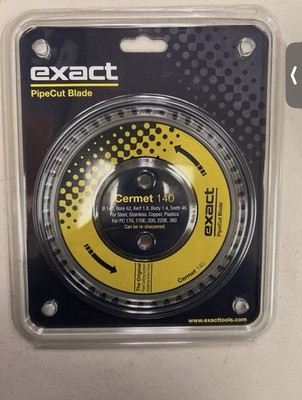 New Exact Tool 7010496 Cermet 140 5-1/2'' Blade for Steel, SS, Copper & Plastics