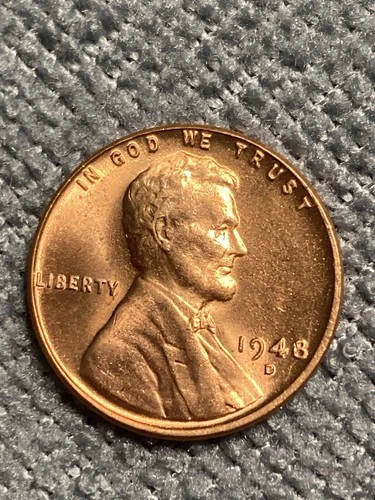 1948-D Lincoln Wheat Cent — photo from the most recent tracked eBay sale