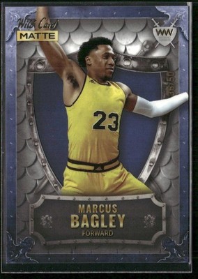 2022 Wild Card Matte #WW-32 Marcus Bagley Weekend Warrior Silver/White/Purple