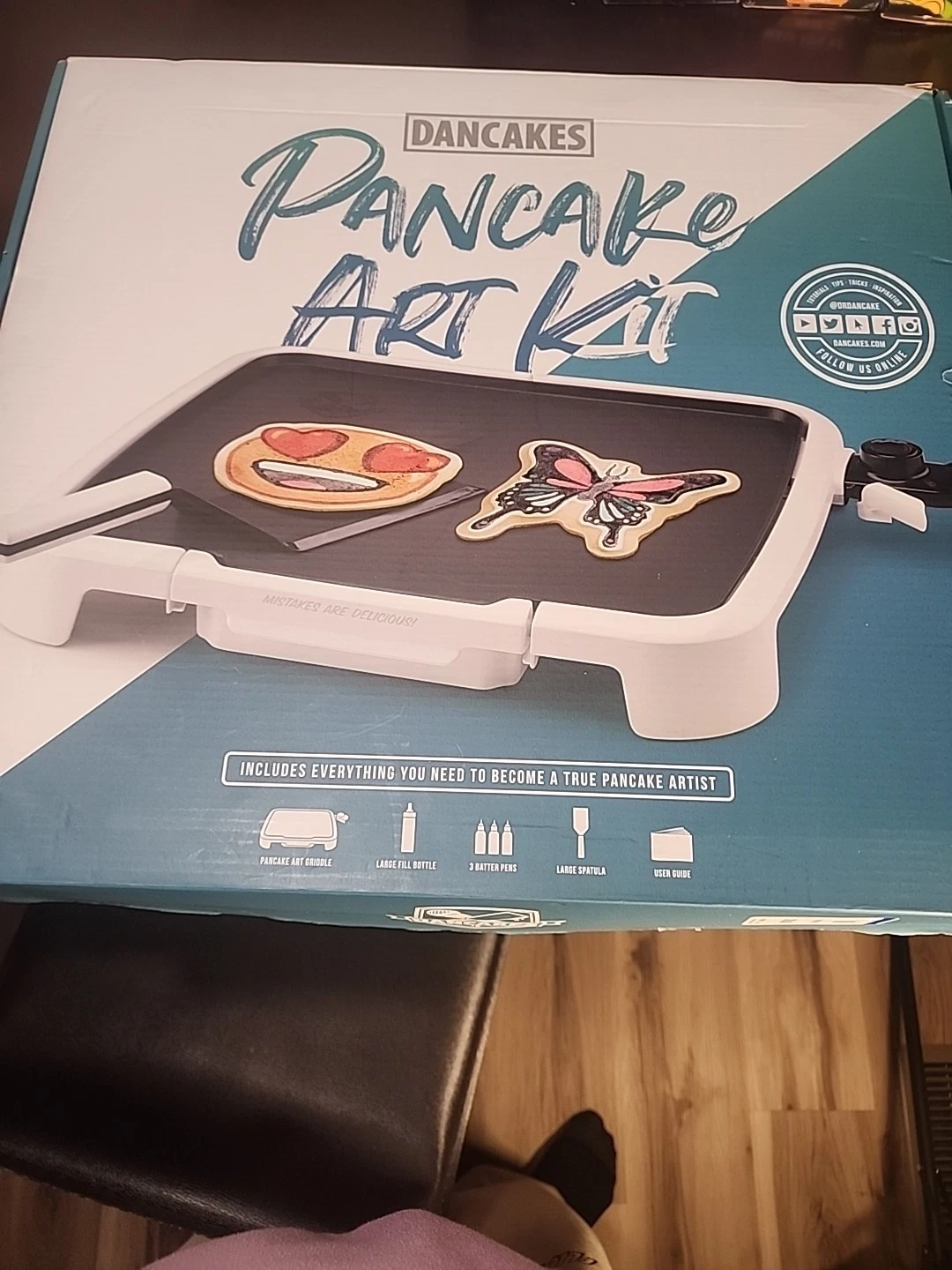 Pancakes Pancake Art Kit Pancake Maker NIB Griddle And Tools