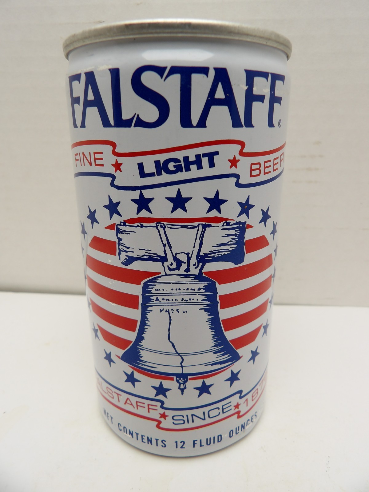 FALSTAFF LIGHT 6for 1.19 ALUMINUM PULL TAB BEER CAN #62-27 GENERAL SF., CA.