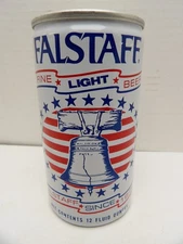 FALSTAFF LIGHT 6for 1.19 ALUMINUM PULL TAB BEER CAN #62-27 GENERAL SF., CA.