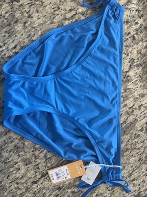 Kona Sol Size XS (0-2) Med Coverage Hipster Bathing Suit Bottom Ties on Side 456