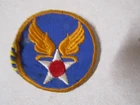 MILITARY PATCH WW2 ERA US ARMY AIR FORCE AAF AIR CORPS UNUSUAL THREAD