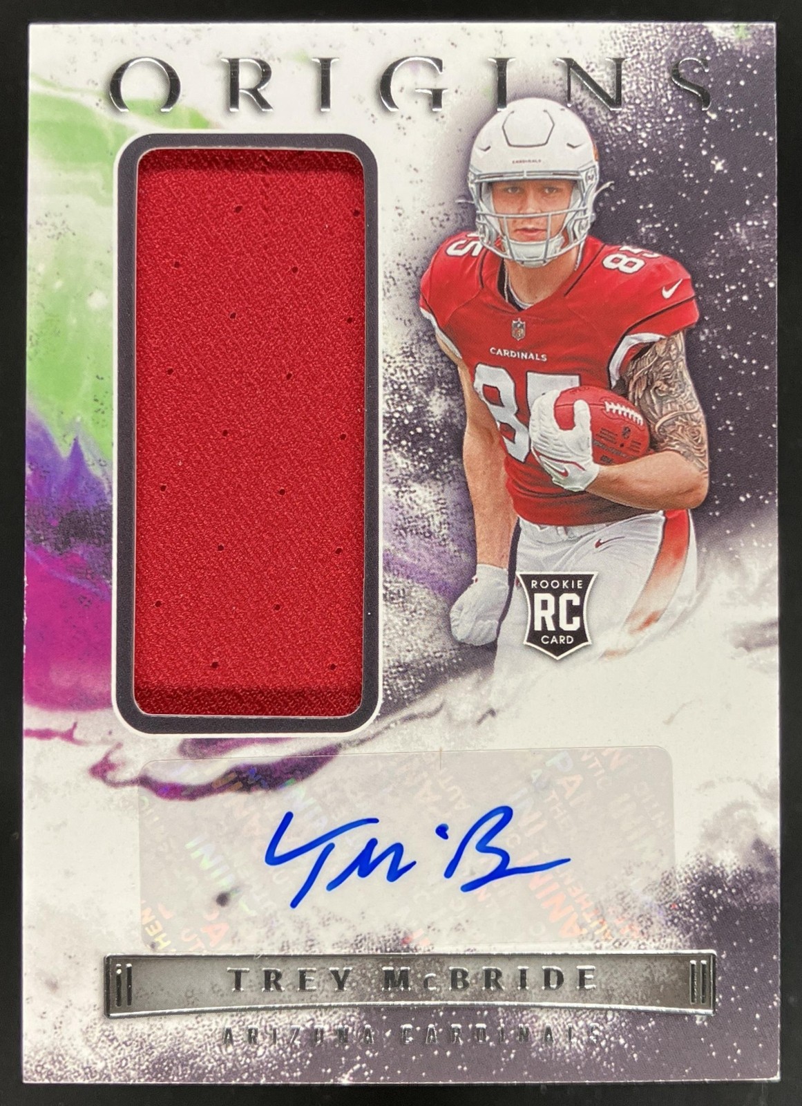 Trey McBride Panini Origins #176 Autograph
