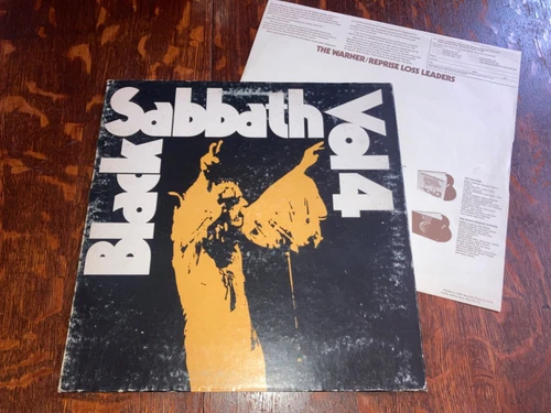 BLACK SABBATH "Vol 4" US 1972 LP Gatefold w/ booklet Green Label WB (BS 2602) EX
