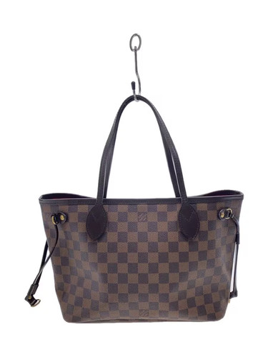 LOUIS VUITTON 1) Neverfull PM Damier Ebene BRW PVC BRW Allover from Japan