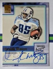 2001 Topps Reserve Derrick Mason Autograph #TR-DM Titans