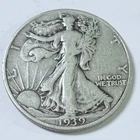 1939 50C Walking Liberty Half Dollar 90% Silver Circulated Coin #6289