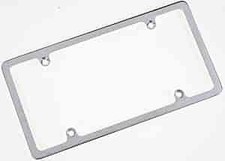 Billet Specialties Billet License Plate Frame Plain Recessed