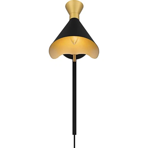 Matte Black  Wall Sconce from the Arden Collection - Picture 3 of 6