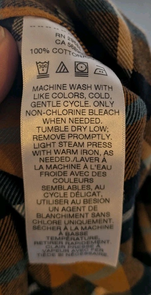 Pendleton Burnside Flannel Shirt Medium Plaid Gol… - image 5