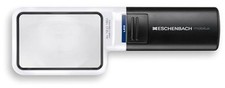 Eschenbach Mobilux LED Hand Held Magnifier 4X 2.0 x 2.0 inches 50 x 75 mm