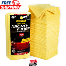 Platinum Series Heavy Duty Multi-Purpose Microfiber Detailing Towel, Dust Cloth,