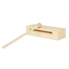 Kids Wood Block Rhythm Percussion Instrument with Mallet Set