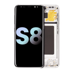 Écran OLED Samsung Galaxy S8 Pièce Remplacement Châssis Argent G950F - 2