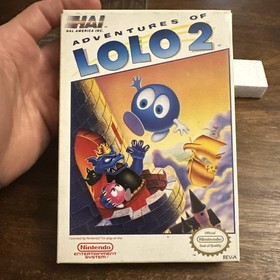 Adventures Of Lolo 2 CIB (Nintendo NES, 1990) Complete CIB - Tested - Authentic