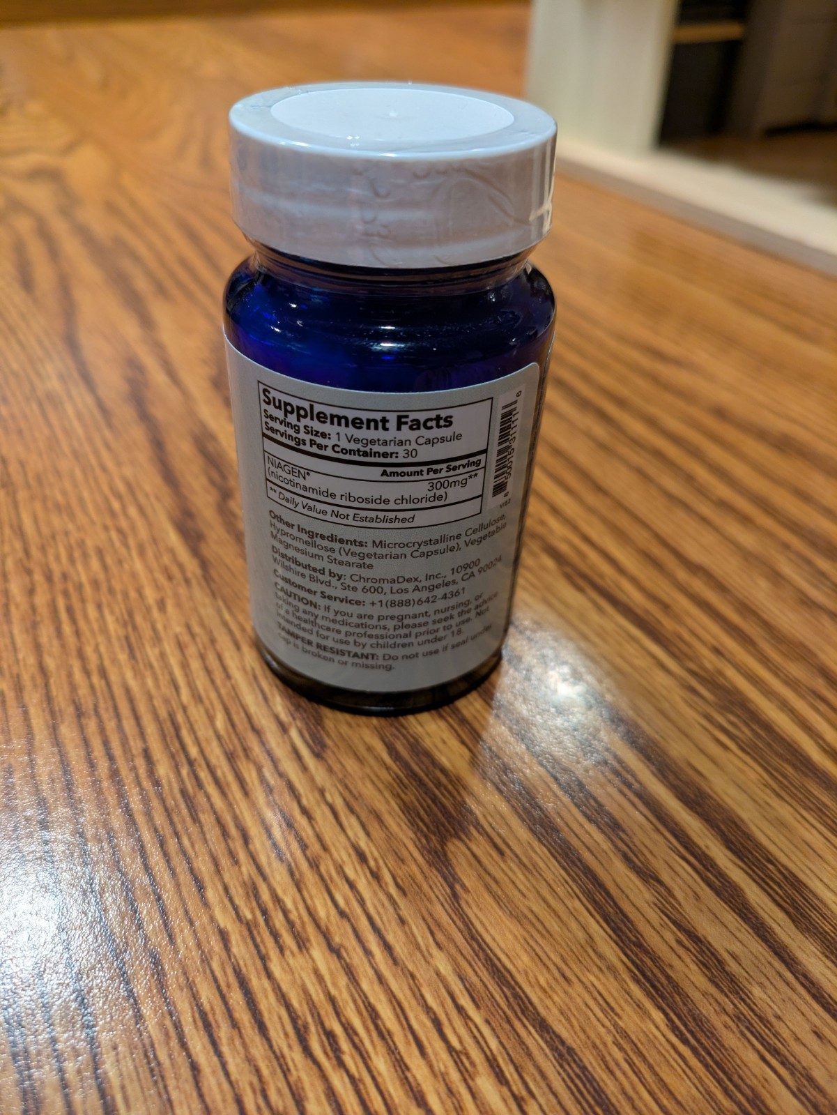 Tru Niagen Nicotina-mide Riboside Vitamin Capsule (30 Count) EXP 4/2028