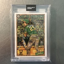 2020 Topps Project Mark McGwire #97 Artist Andrew Thiele Oakland Athlectics
