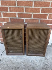 Vintage 1970's 15" SONY SS-210 Wooden Bookshelf Speakers Made in Japan Tested