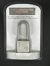 🔒 304 Stainless Steel Marine Padlock – Salt Spray Tested - 1 Year Guarantee! 🔒