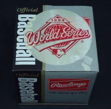 RAWLINGS 1994 World Series Baseball STRIKE YEAR Blank Ball SEALED Orig. Box
