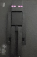 Large Mattel Minecraft Enderman