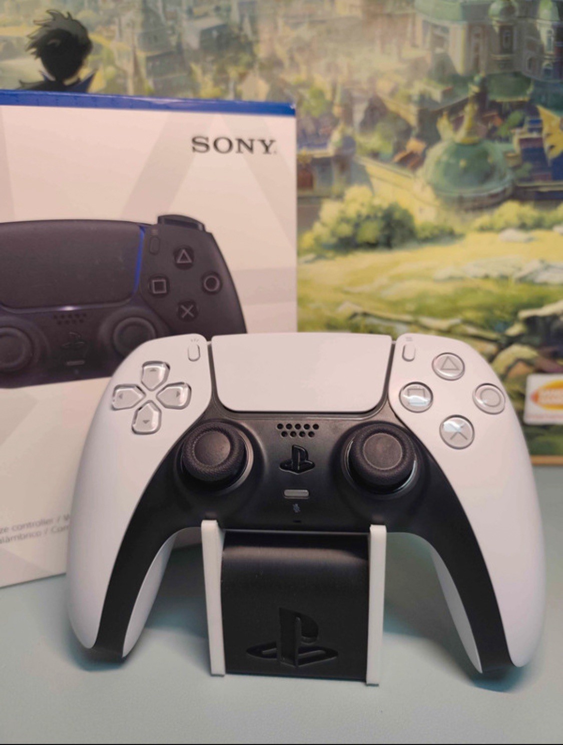 Manette PS5 Sony DualSense blanche pour des soirées gaming immersives en famille