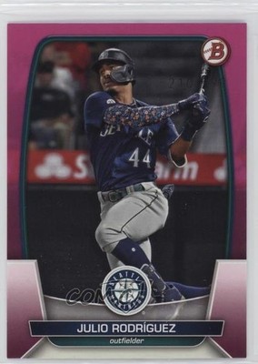 2023 Bowman Fuchsia 210/299 Julio Rodriguez Julio Rodríguez #96 o7m