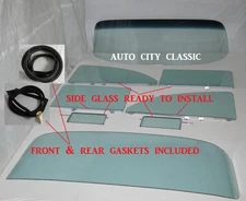 Glass 1955 Chevrolet 2dr Sedan Windshield Back Seals Vent Door Qtr Assembly