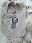 DreamGro Bodysuit Quilted Footie And Bib Daddy’s Cub Size 6-9 Month Set NWT — photo 2