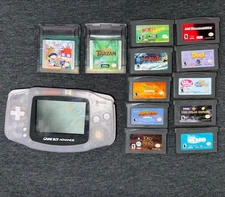 Gameboy Advance Console and Game lot, Tested and Working