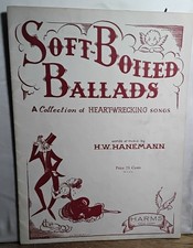 Sheet Music 1939 SOFT BOILED BALLARDS