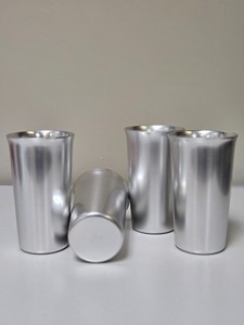 aluminum tumblers from the 1950s Vintage Sunburst Aluminum Tumblers (c.1950s) – Rush Creek Vintage