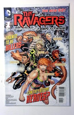 Ravagers #1 2012 DC Young Justice Fairchild Beast Boy Terra Ridge Comic